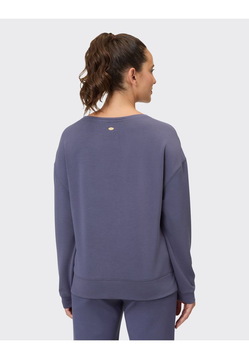 Weiches Modal-Sweatshirt mit Rundhalsausschnitt