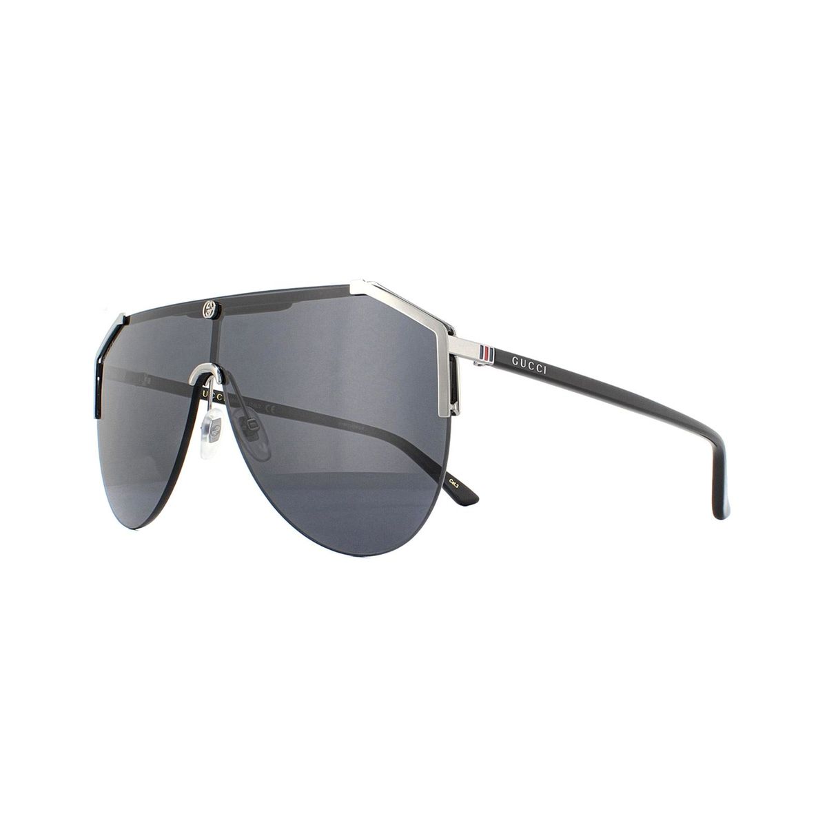 Markante Piloten-Sonnenbrille im Visier-Design