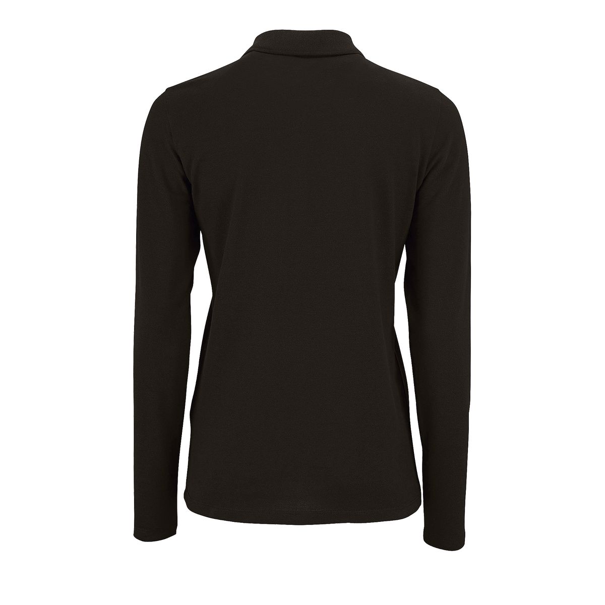 Klassisches Langarm-Piqué-Poloshirt
