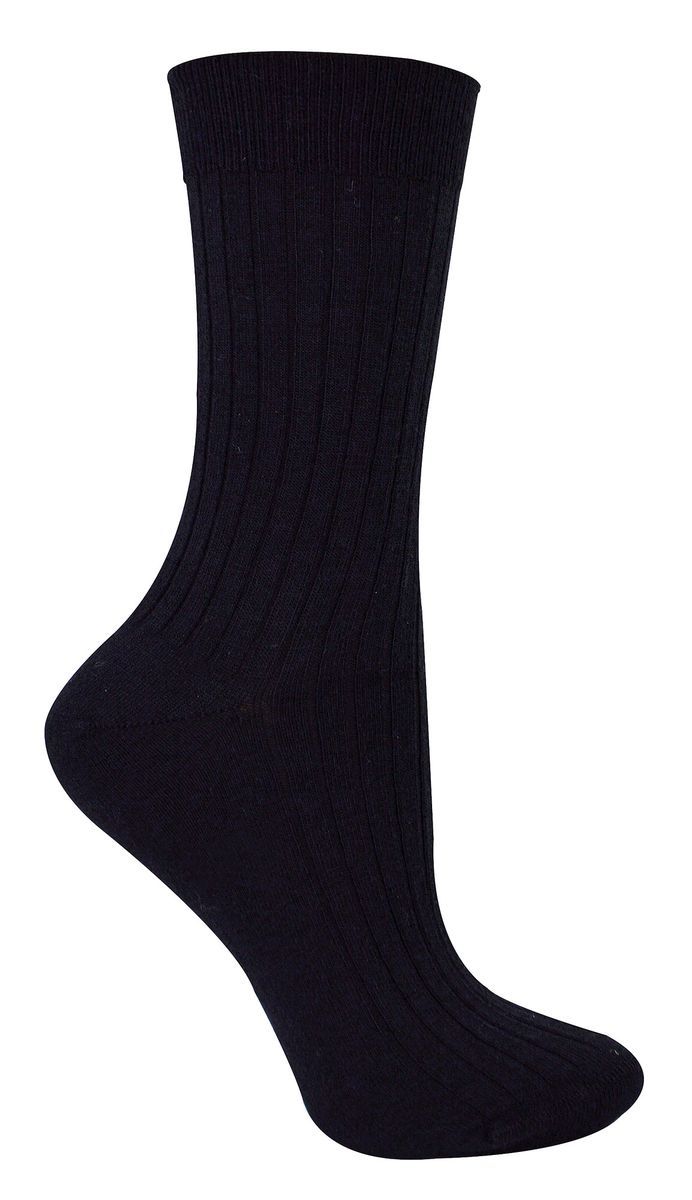 Gerippte Merinowolle Stiefelsocken