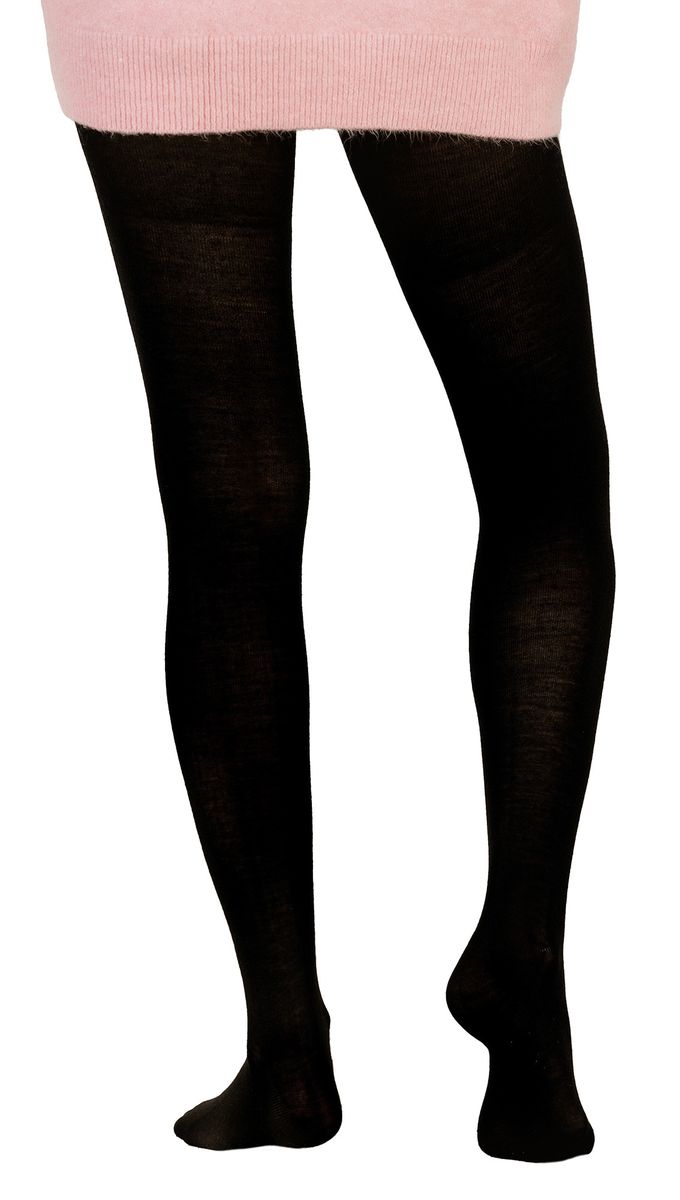 Warme Merinowoll-Strumpfhose mit Fleece-Futter