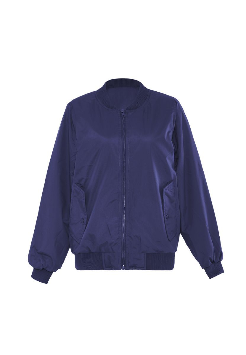 Leichte Glänzende Bomberjacke