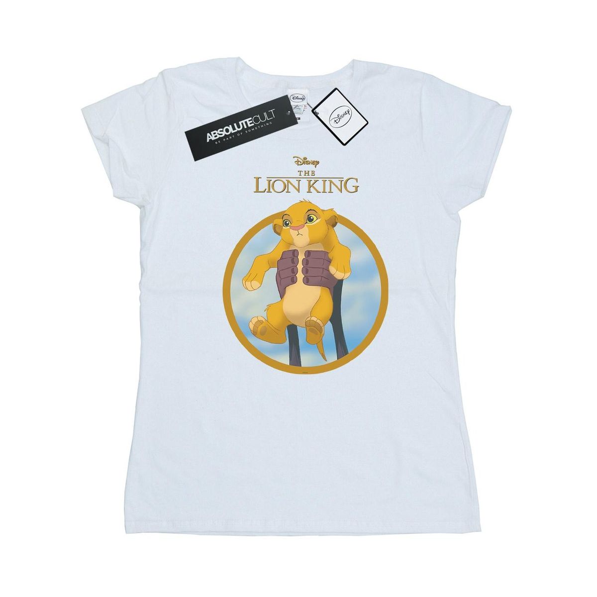 Baumwollshirt mit Simba-Grafikprint