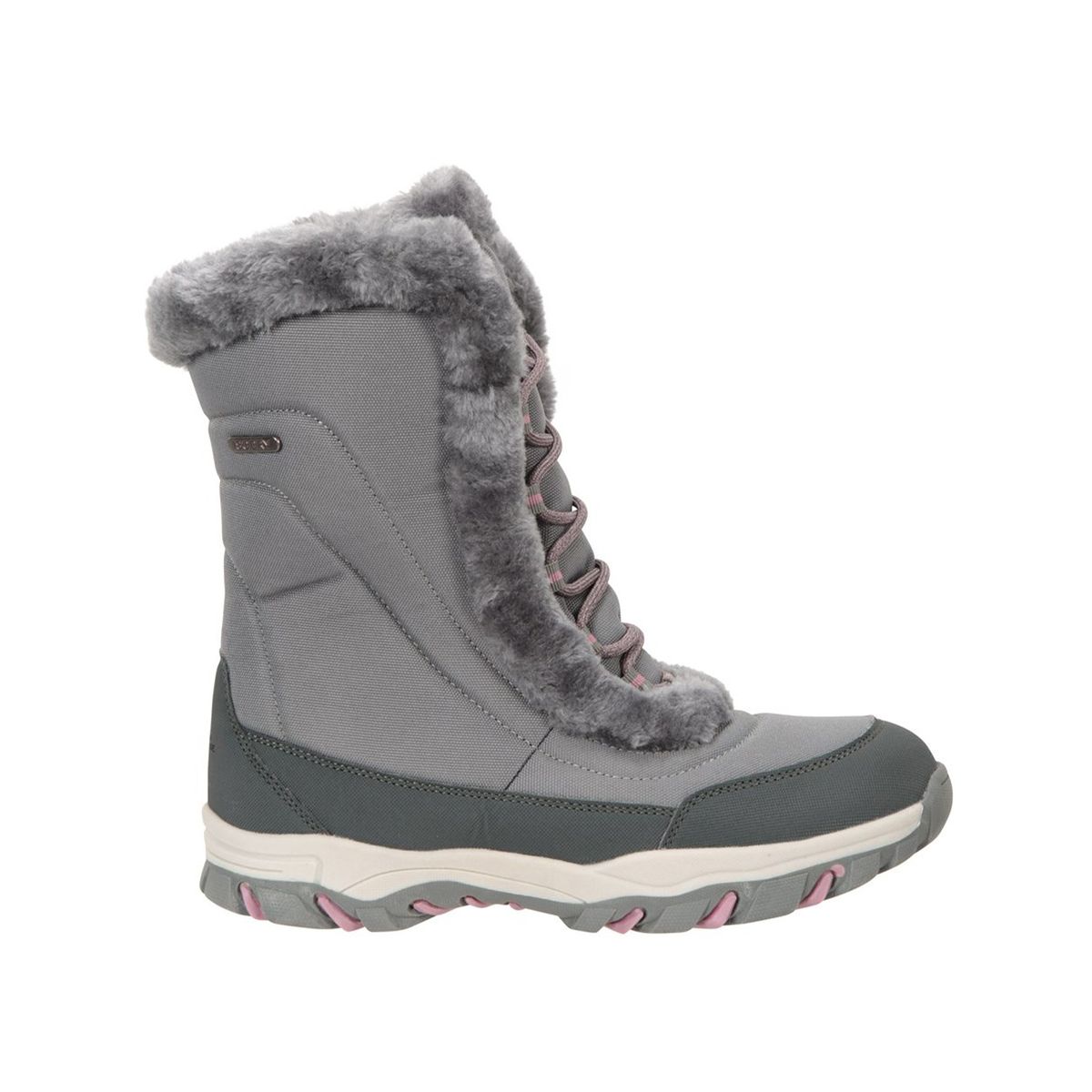Isolierte Schneestiefel mit Kunstfell