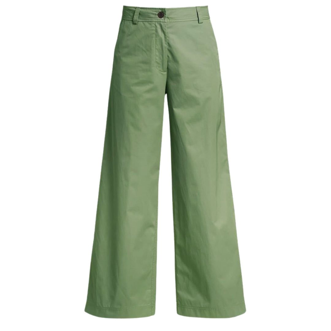 Weit ausgestellte Hose im Utility-Stil
