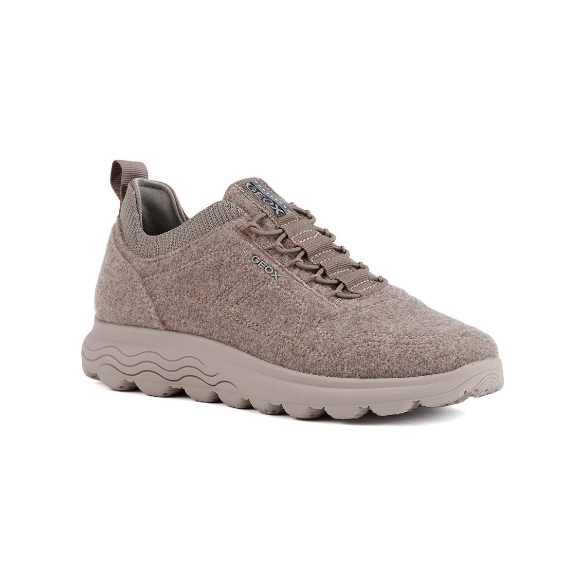 Gedämpfte Sneaker aus Wollmischgewebe