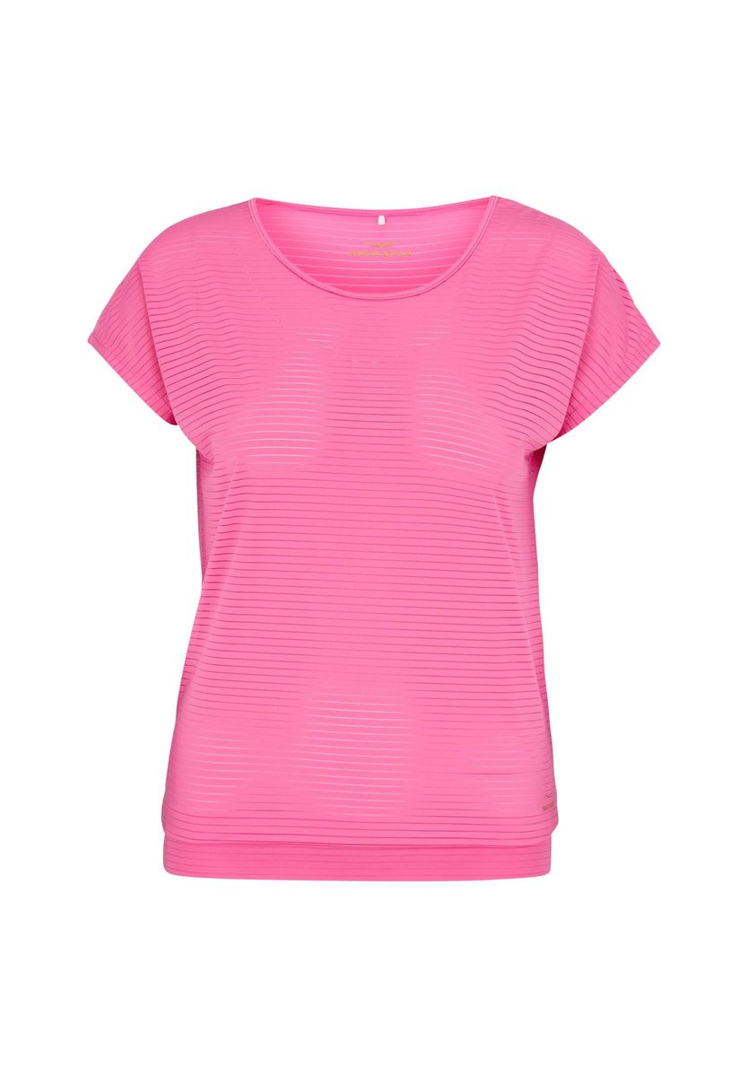 Texturiertes Streifen-Funktionsshirt