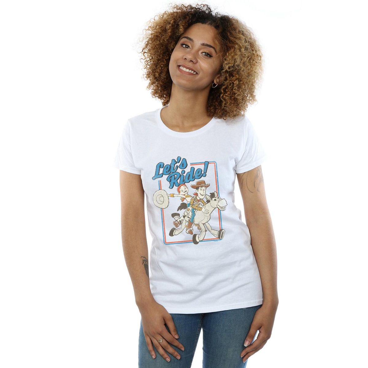 Baumwoll-T-Shirt mit Charakter-Grafikprint