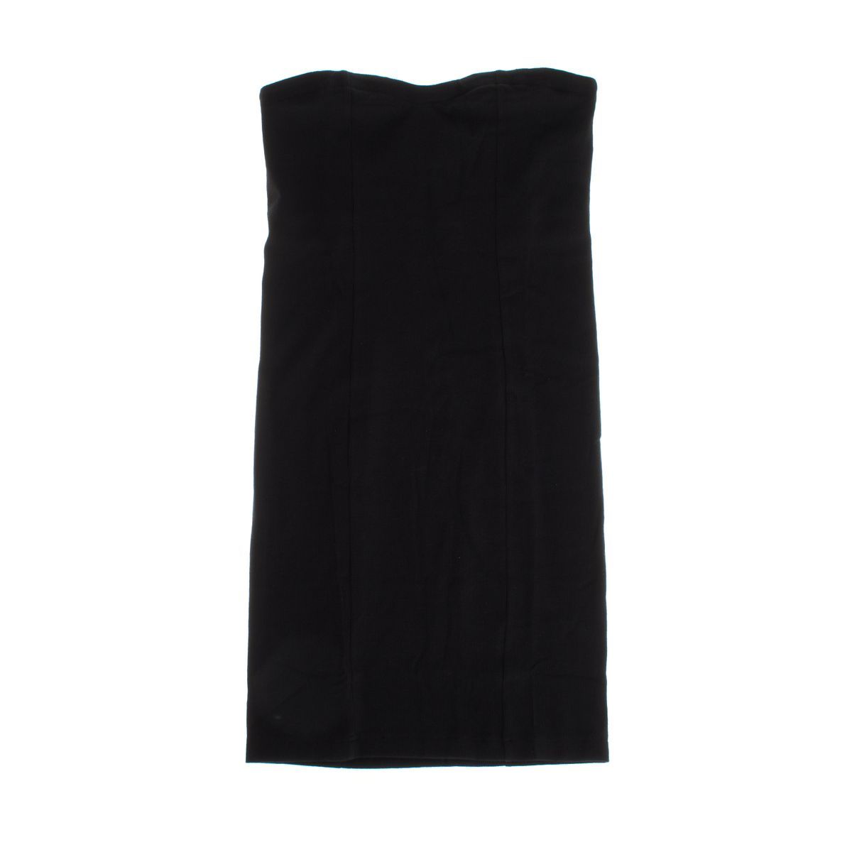 Trägerloses Mini-Schlauchkleid mit Rippenstruktur