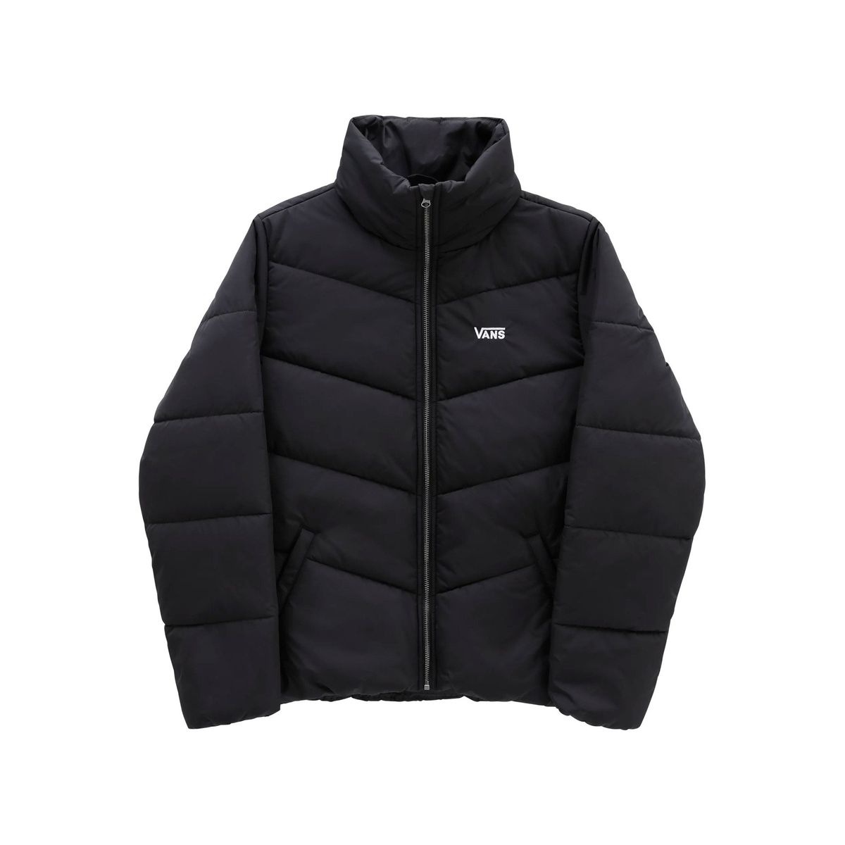 Gesteppte Pufferjacke mit Stehkragen