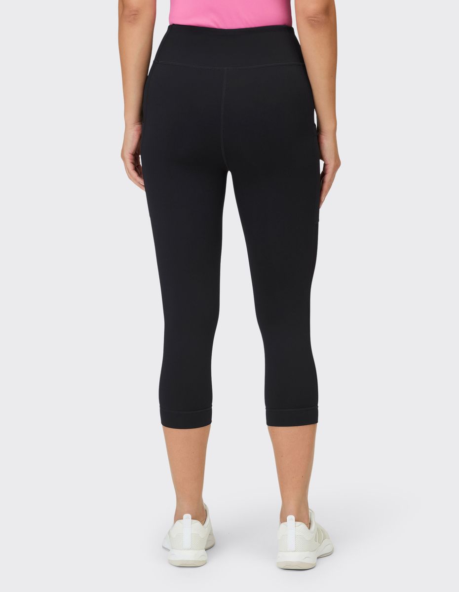 3/4 Sport-Leggings mit hohem Bund