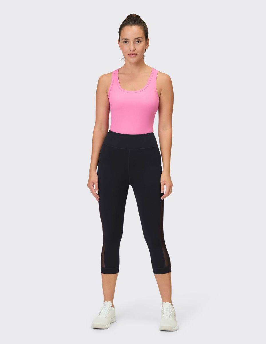 3/4 Sport-Leggings mit hohem Bund