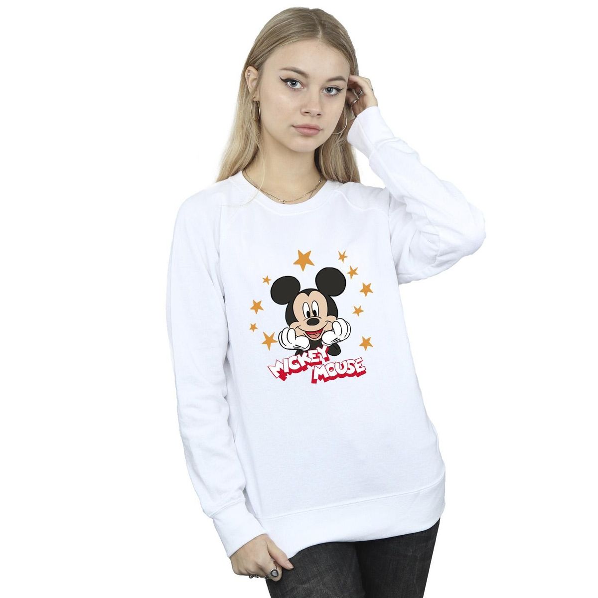 Mickey Mouse Sweatshirt mit Sternenprint