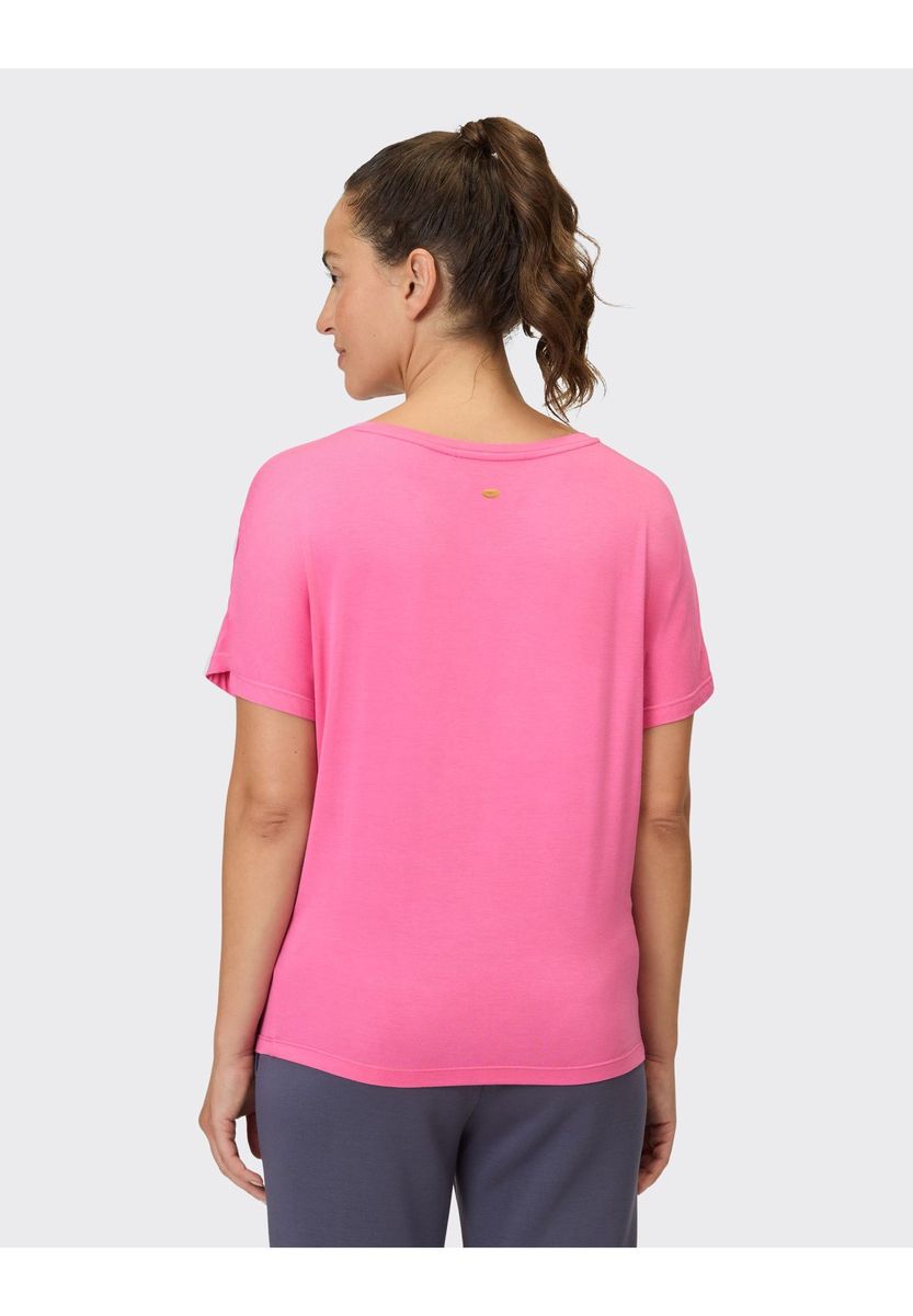 Lockeres T-Shirt aus Bambusviskose