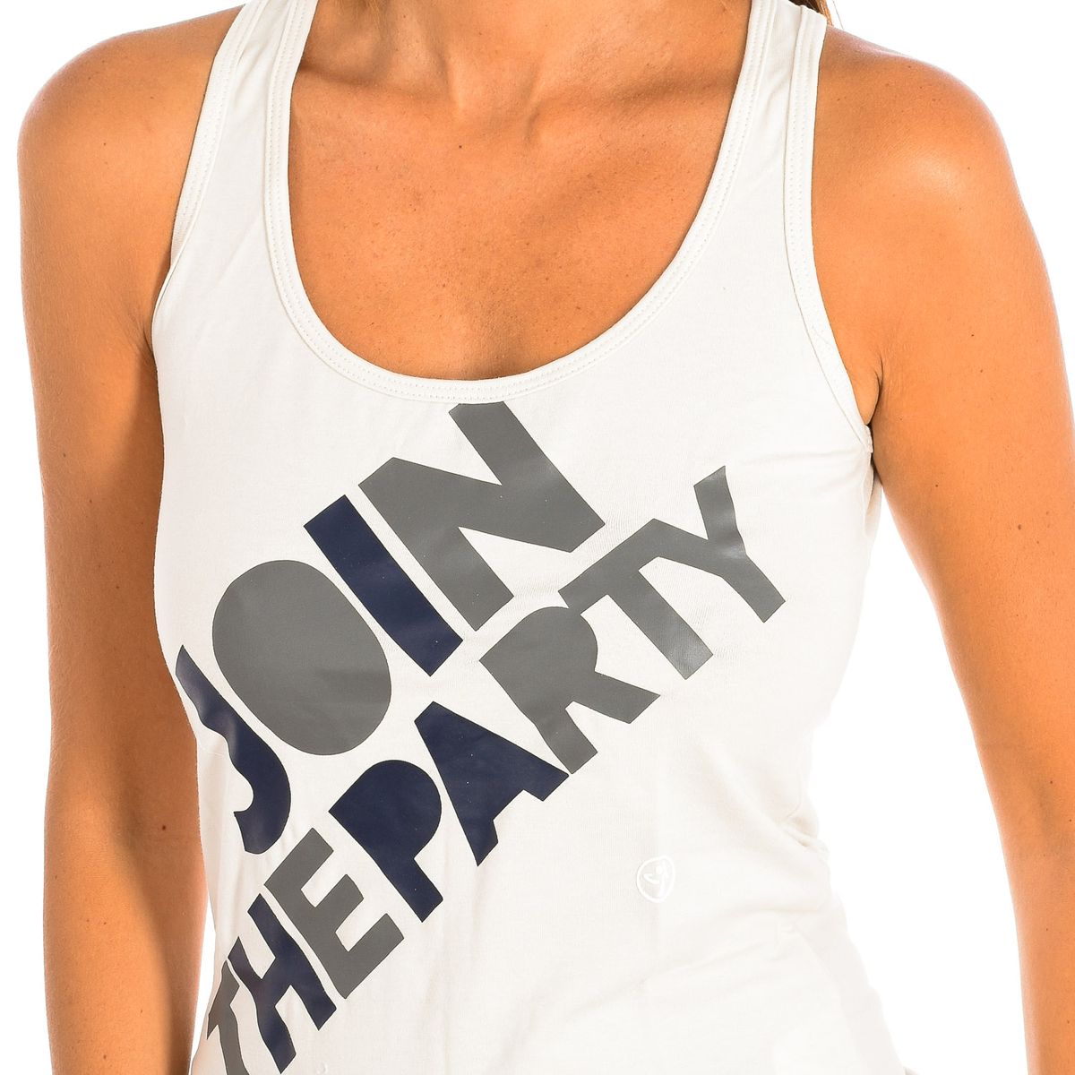 Tanktop mit Grafik-Schriftzug