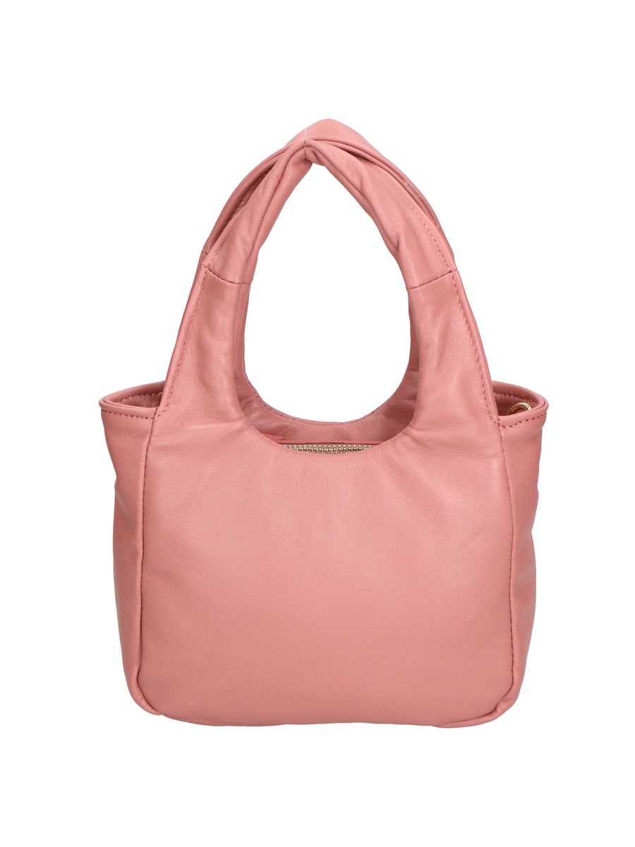 Weiche Nappaleder-Handtasche mit Knoten