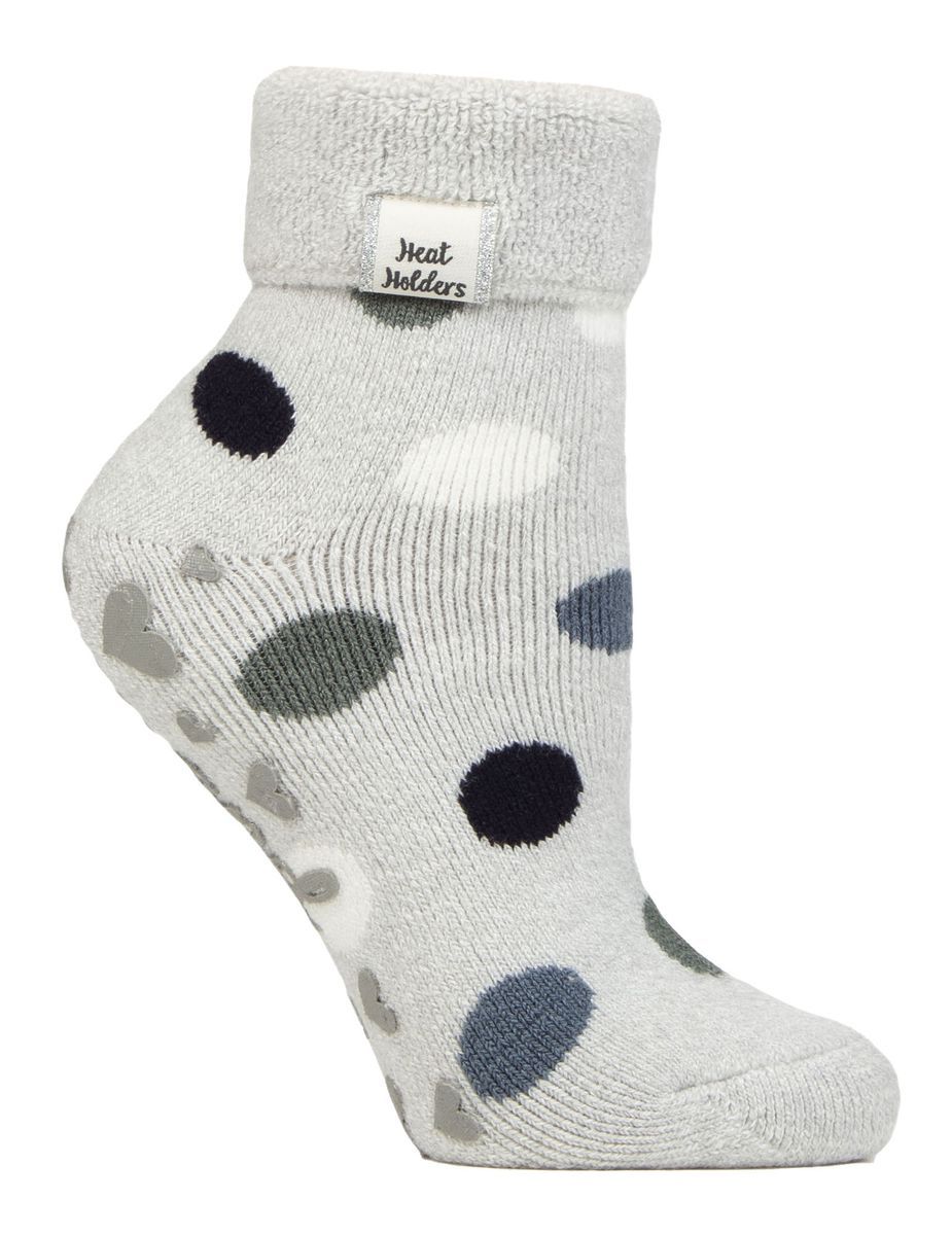 Gepunktete Thermo-Lounge-Socken