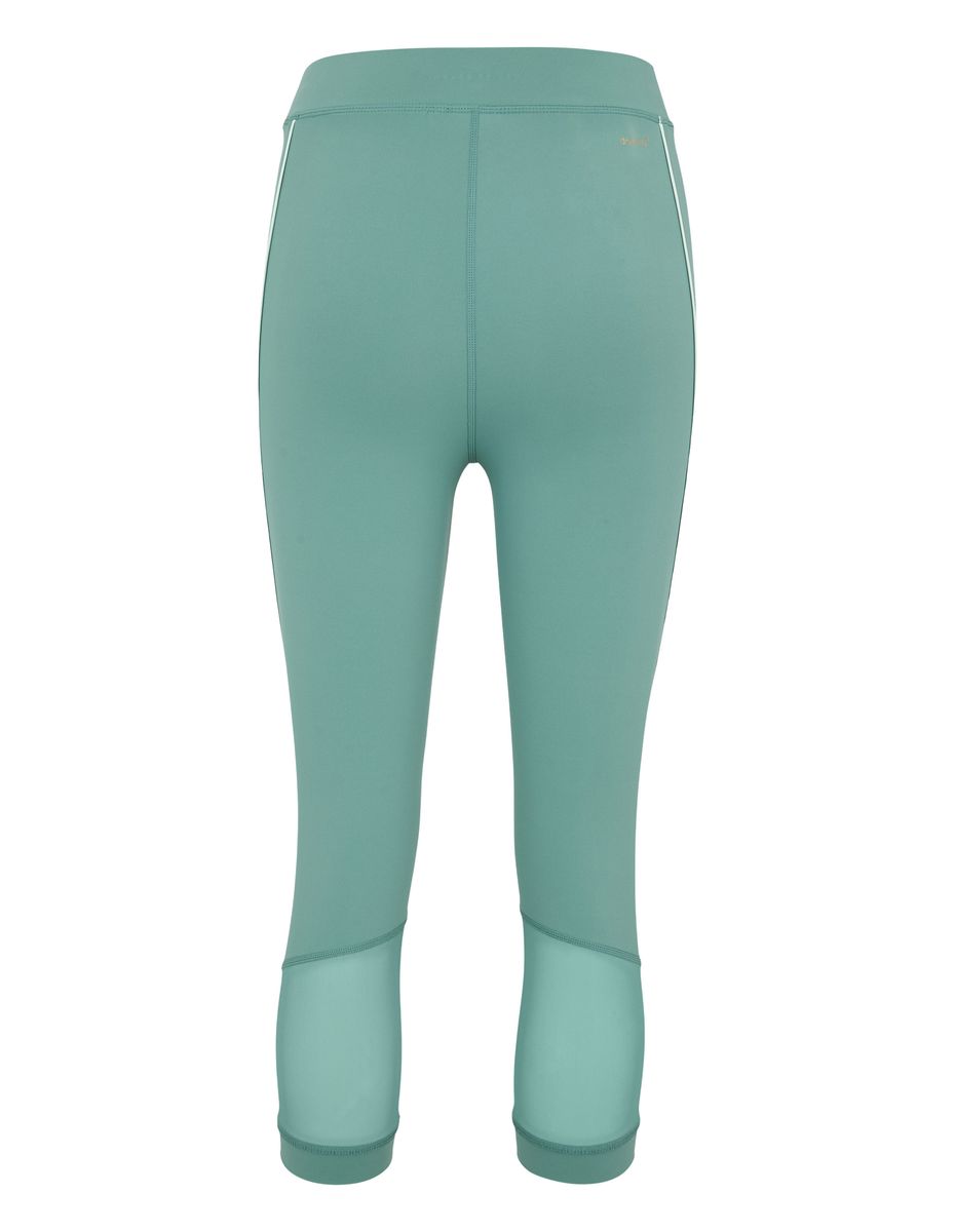 Capri Sportleggings mit Mesh-Einsatz
