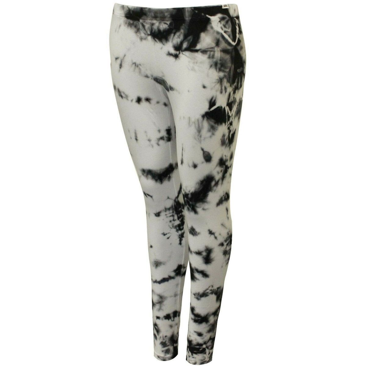 High-Waist Sport-Leggings mit Batikmuster