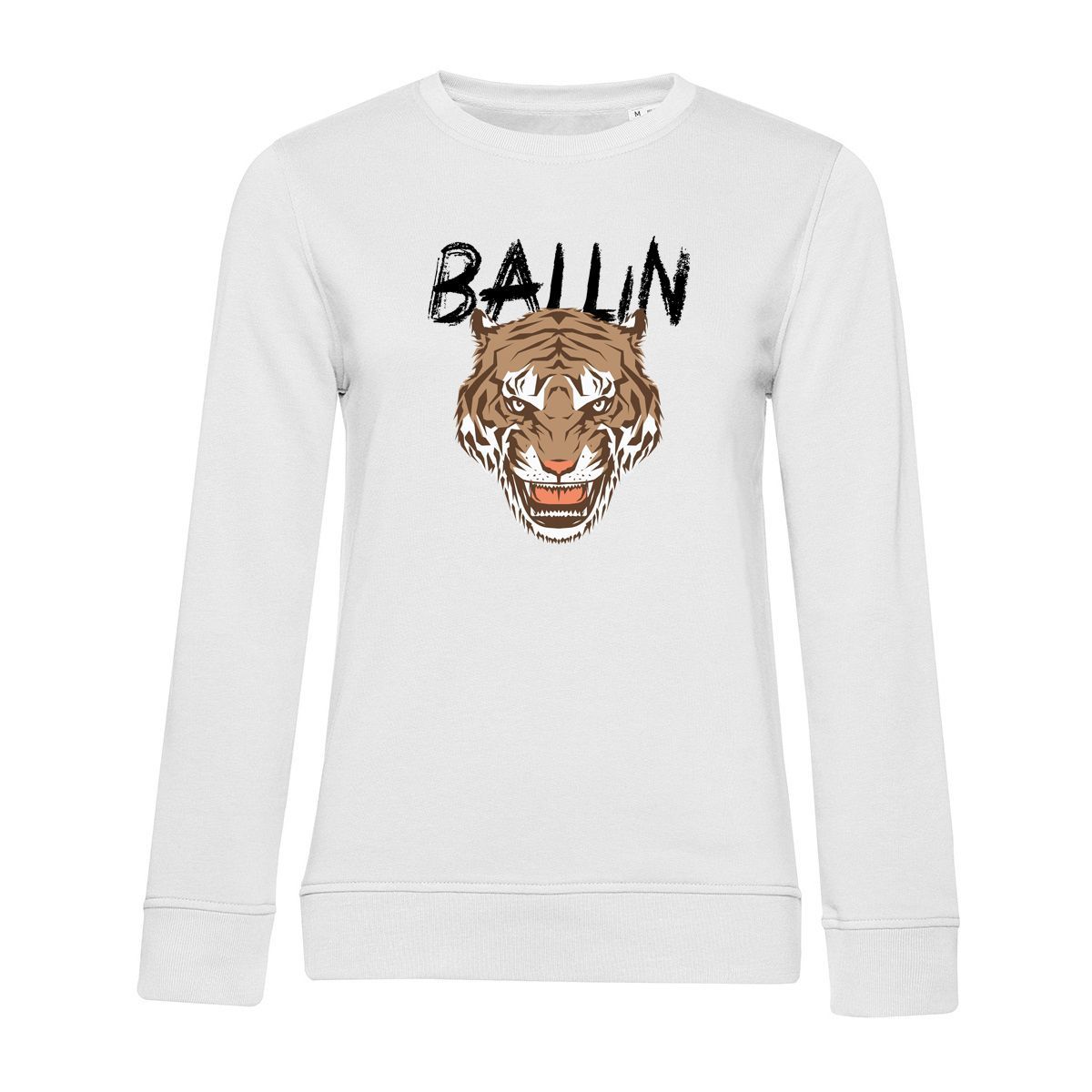 Sweatshirt mit Tiger-Grafik-Print