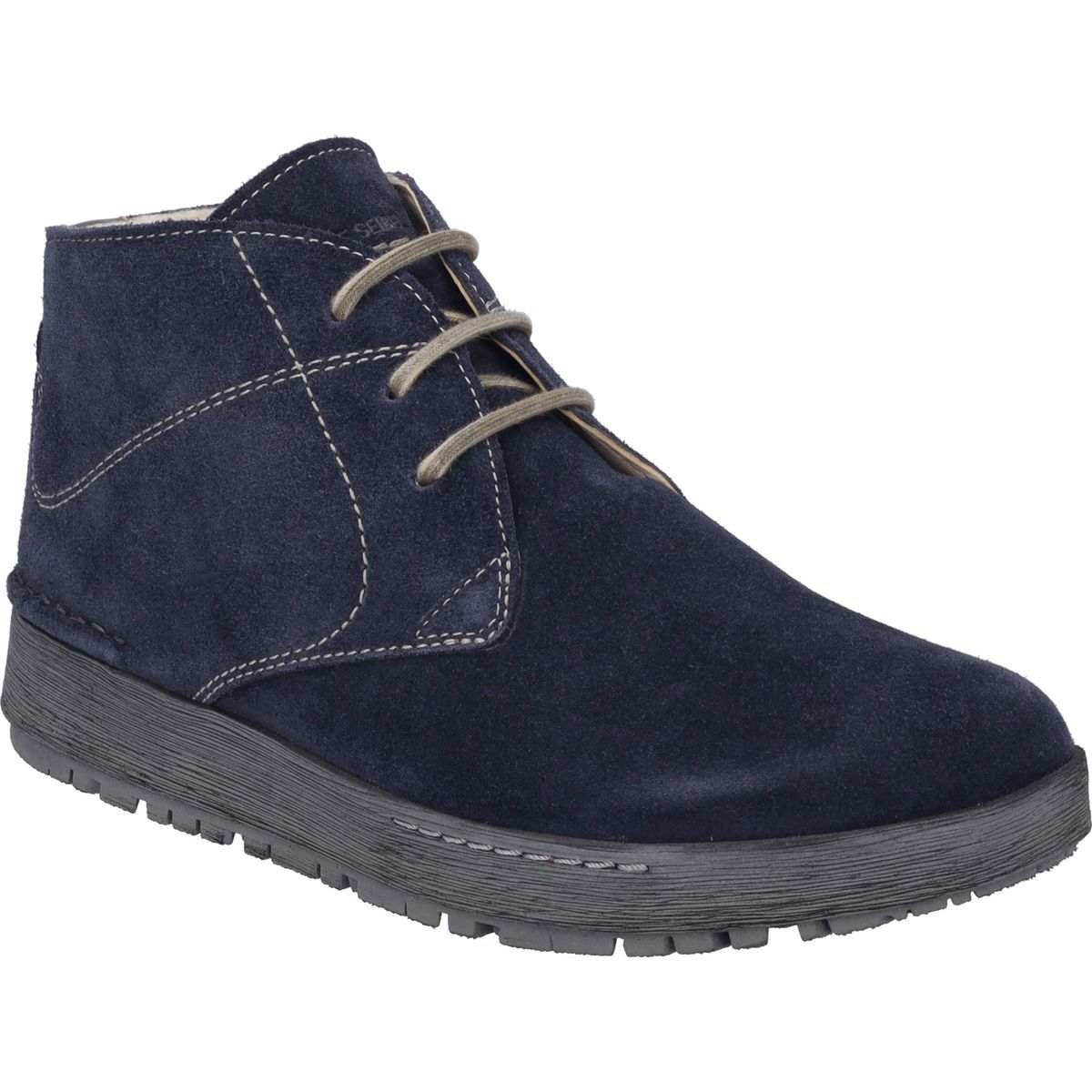 Schnürstiefeletten aus Wildleder
