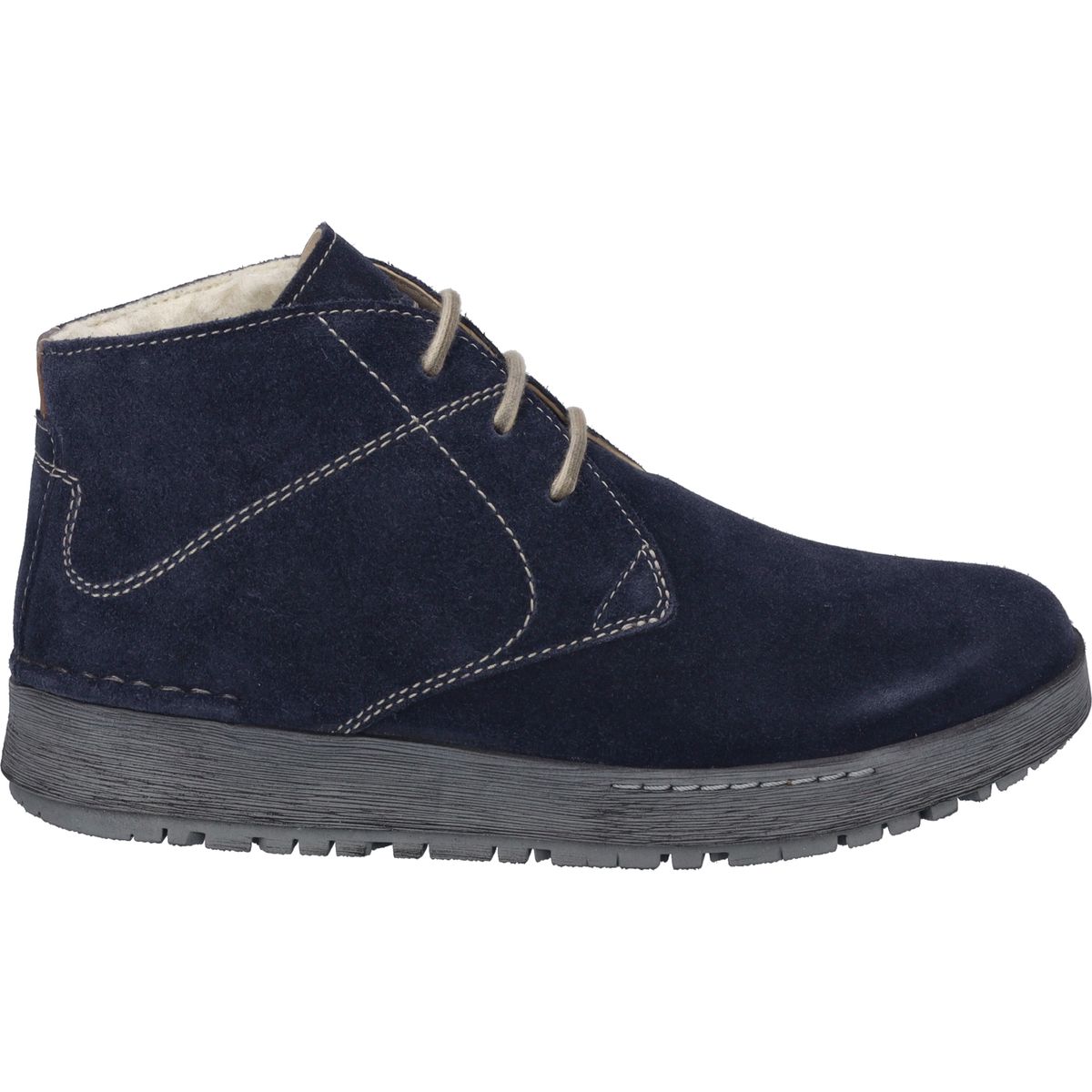 Schnürstiefeletten aus Wildleder