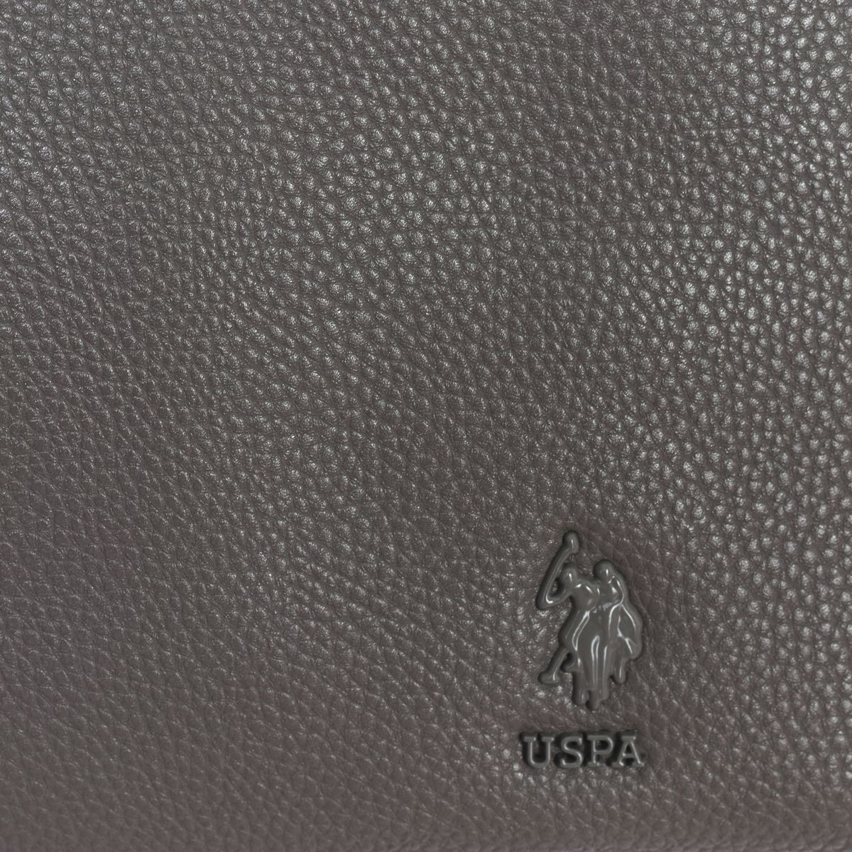 Texturierte Handgelenktasche mit Reißverschluss