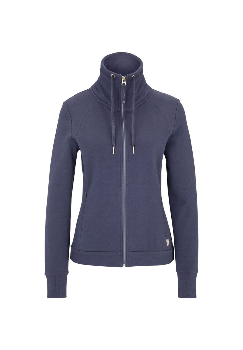 Funktionale Sweatjacke mit Stehkragen