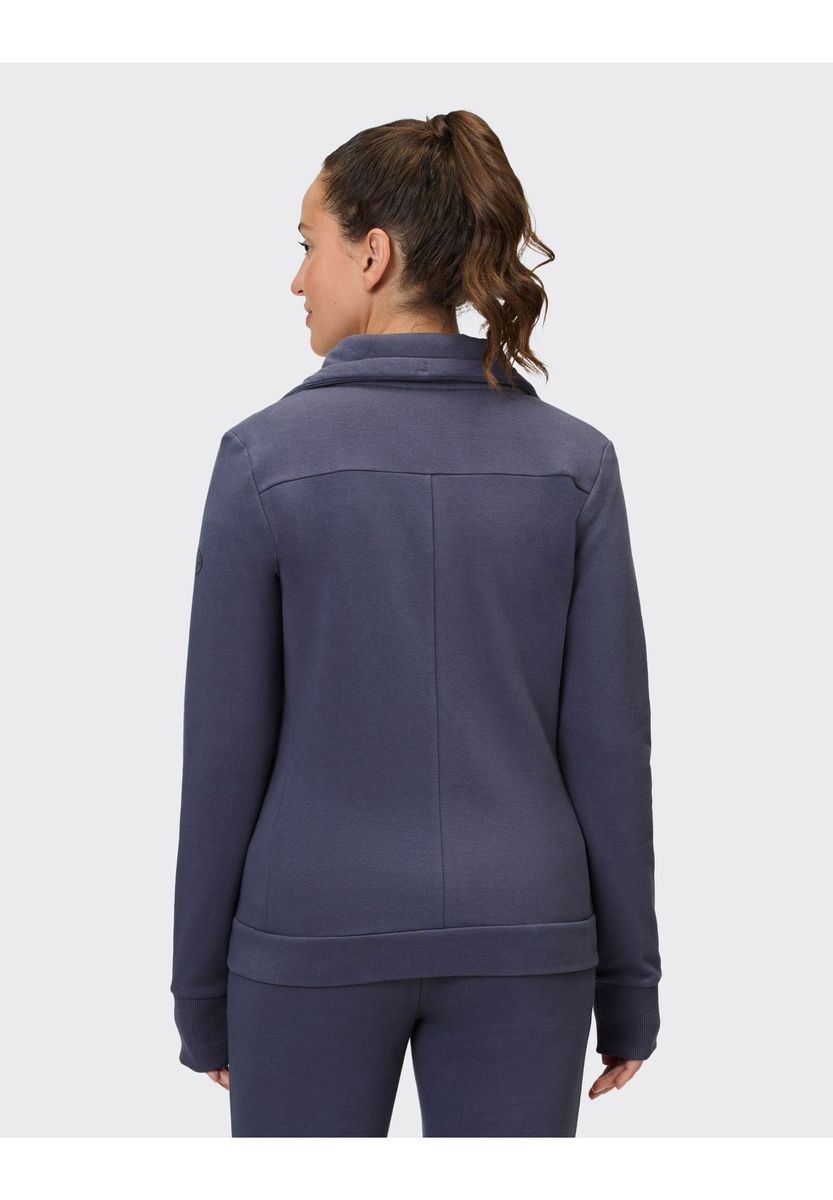 Funktionale Sweatjacke mit Stehkragen