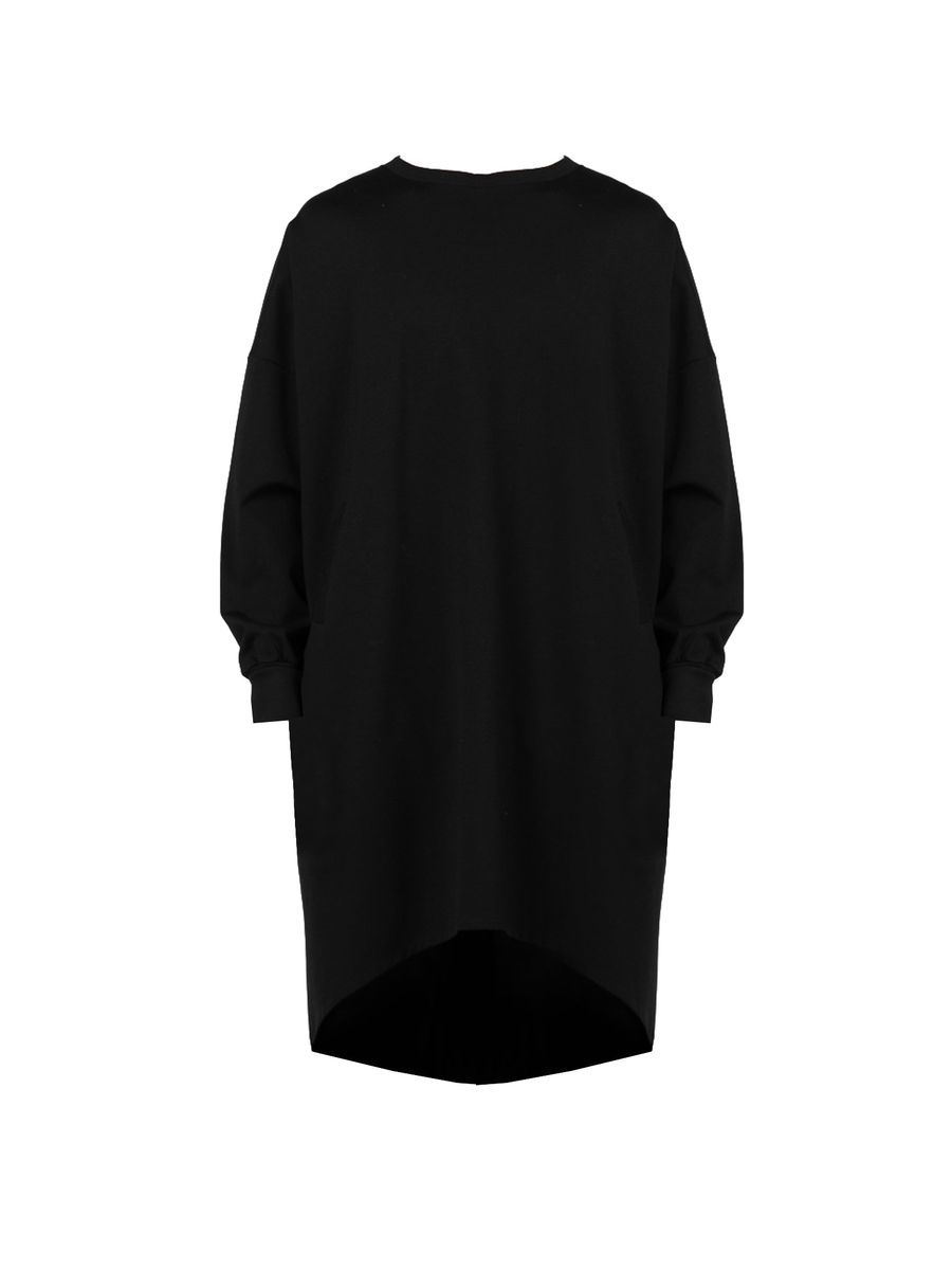 Oversized Longline-Sweatshirt mit Vokuhila-Saum