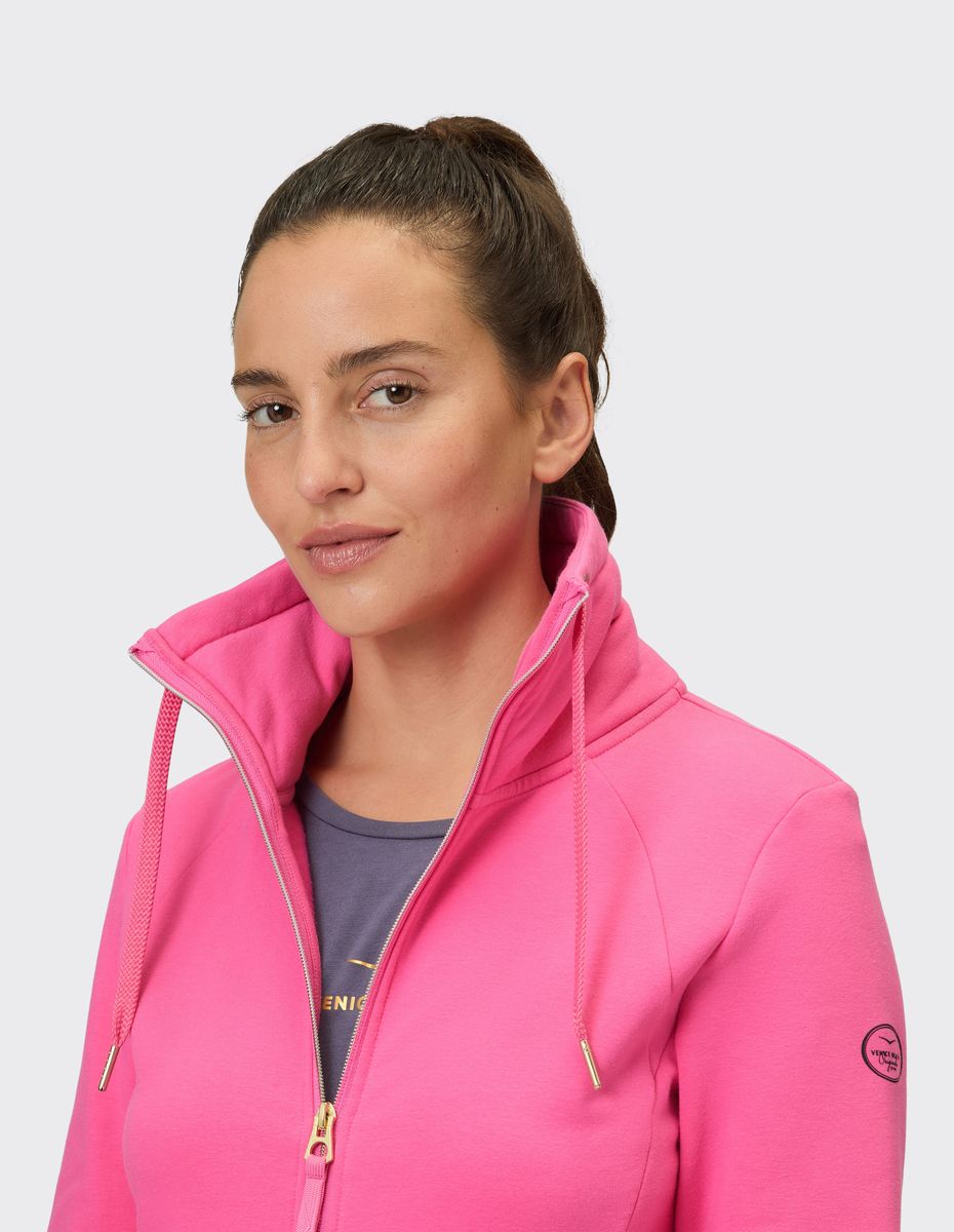 Jacke mit Stehkragen und Reißverschluss