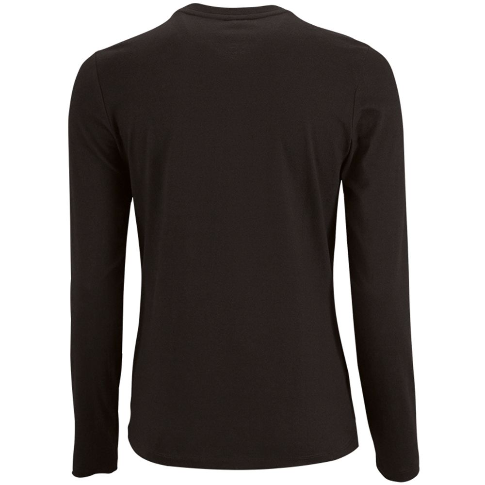 Essentielles Baumwoll-Langarmshirt, schmale Passform