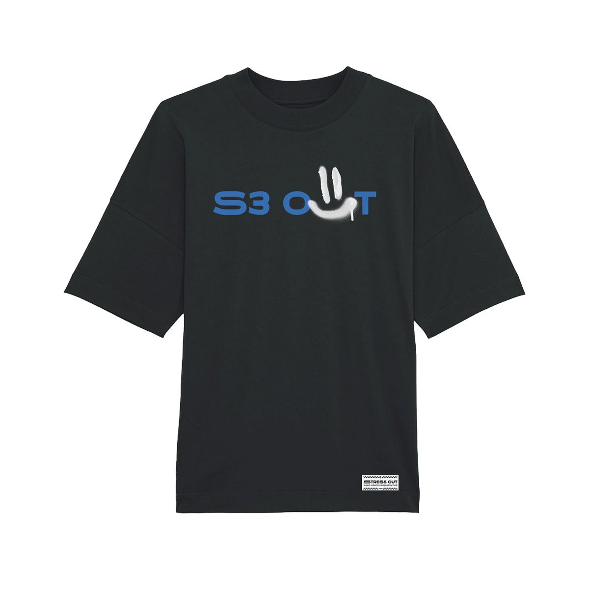 Übergroßes Grafik-T-Shirt aus Baumwolle