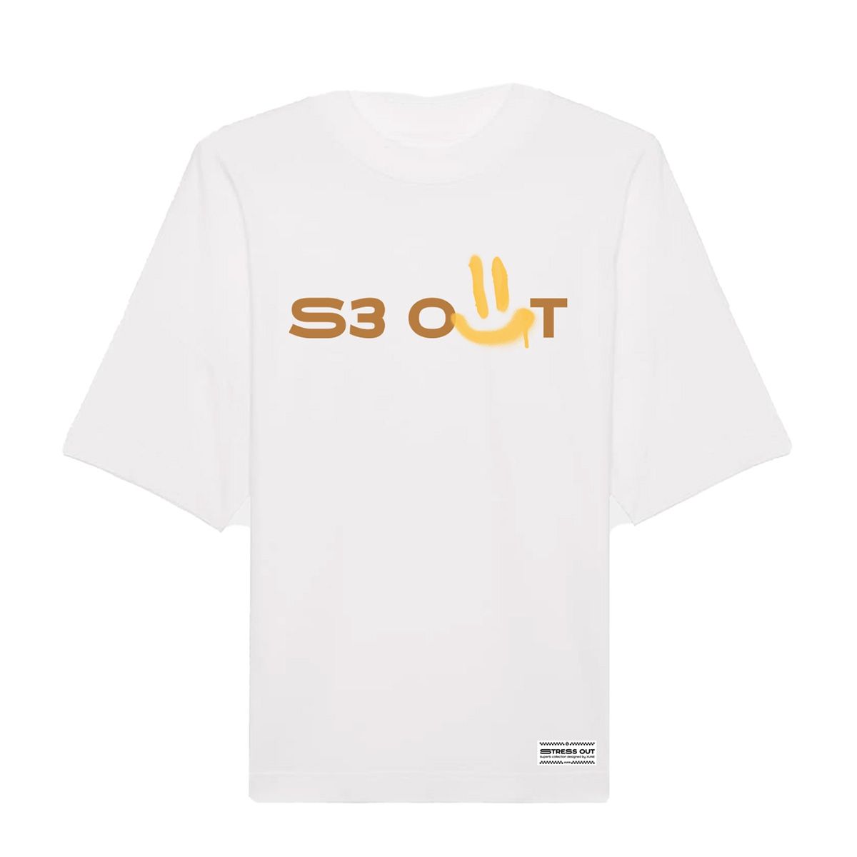 Übergroßes Grafik-T-Shirt aus Baumwolle
