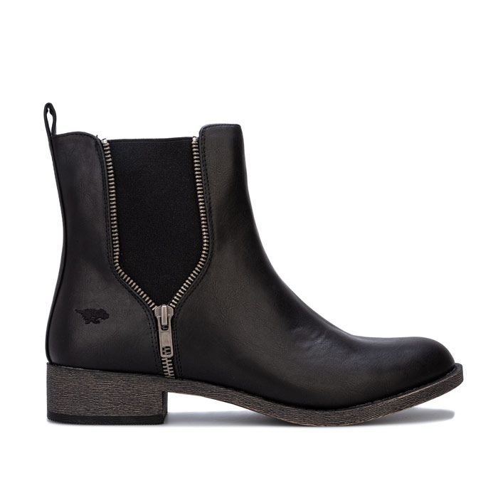 Stiefeletten mit Reißverschluss-Detail