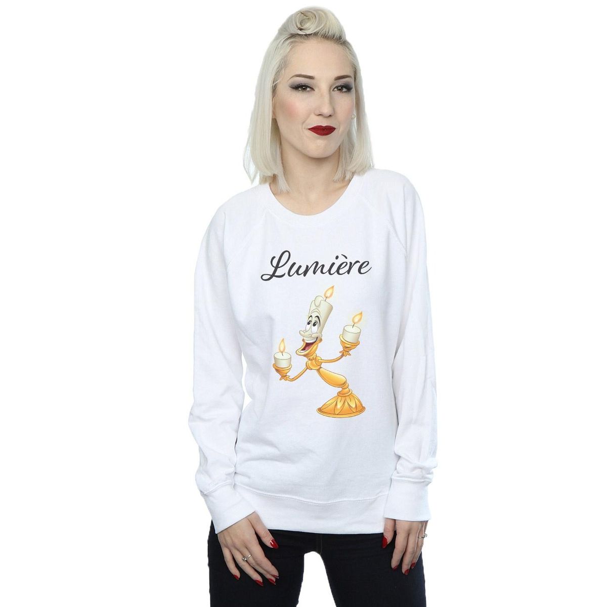 Sweatshirt mit Lumière-Grafikprint