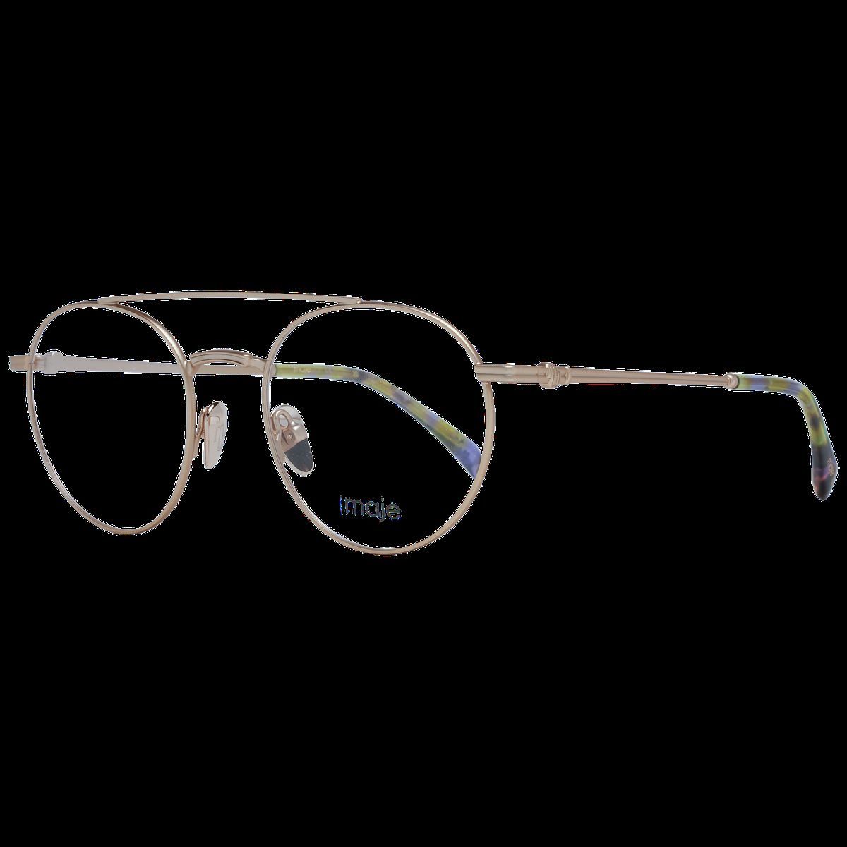 Elegante Rundbrille mit Doppelsteg
