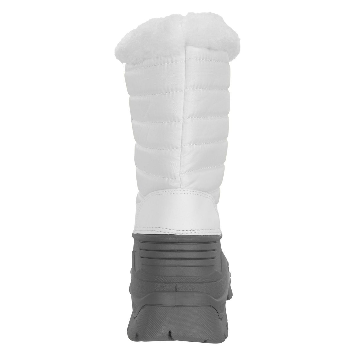 Gesteppte Schneestiefel mit Kunstfell
