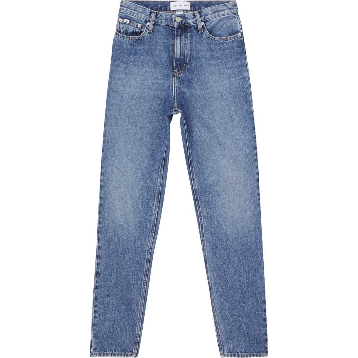 High-Waist Mom-Fit Denim-Jeans