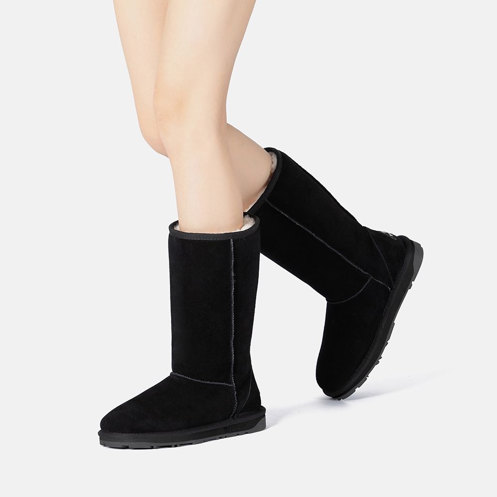 Klassische hohe Whistler Lammfellstiefel