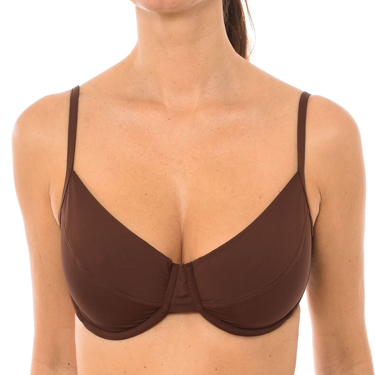 Bügel-Bikini-Oberteil mit Trägern