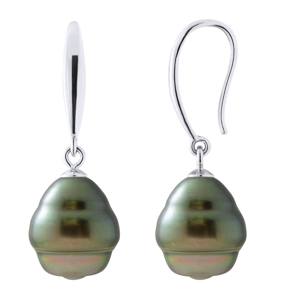 Elegante Ohrhänger mit Tahitiperlen