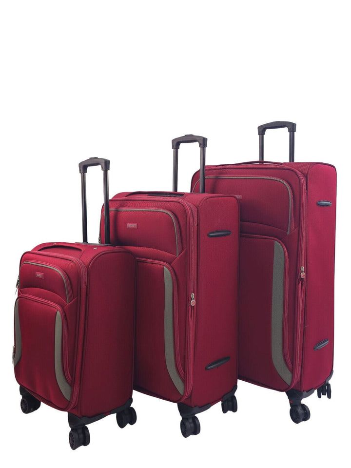 Weichschalen-Rollkoffer mit 8 Rädern