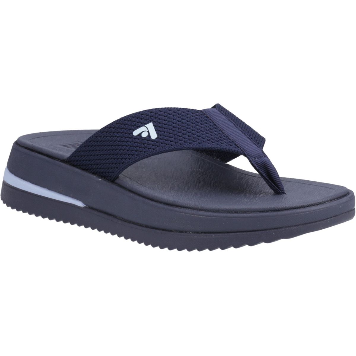 Sportliche Plateau-Zehentrenner Sandalen