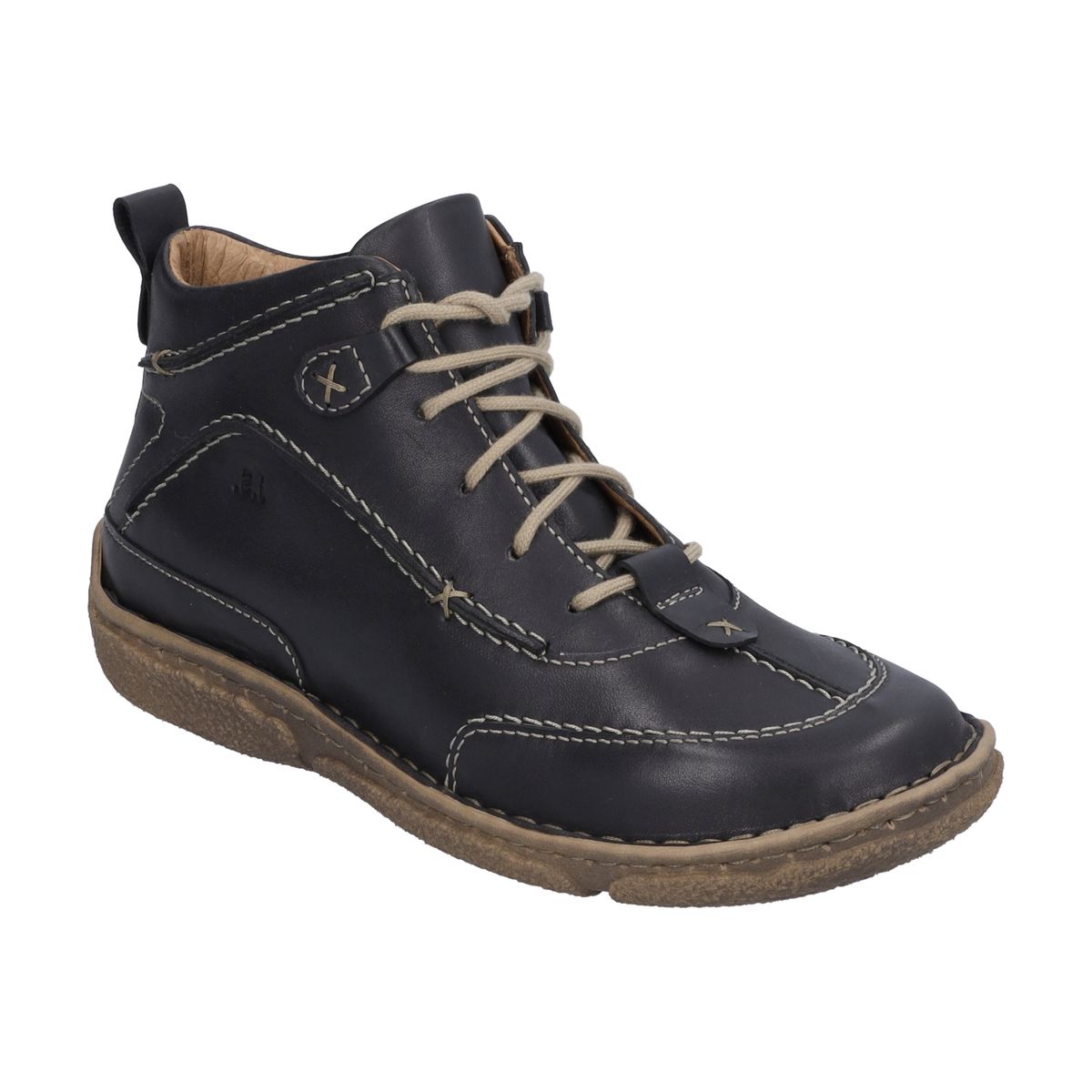 Handgenähte Leder-Stiefeletten