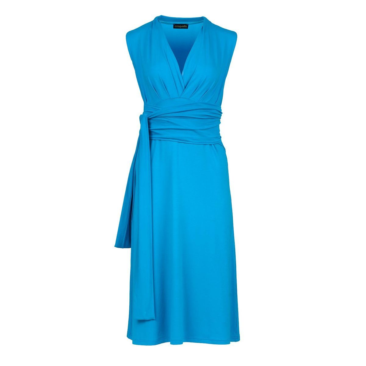 Ärmelloses Jerseykleid mit Empire-Linie