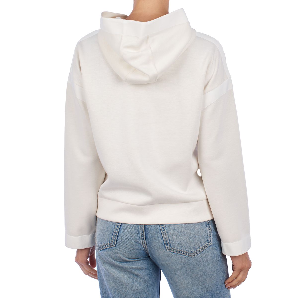 Minimalistisches Kapuzensweatshirt aus Viskose