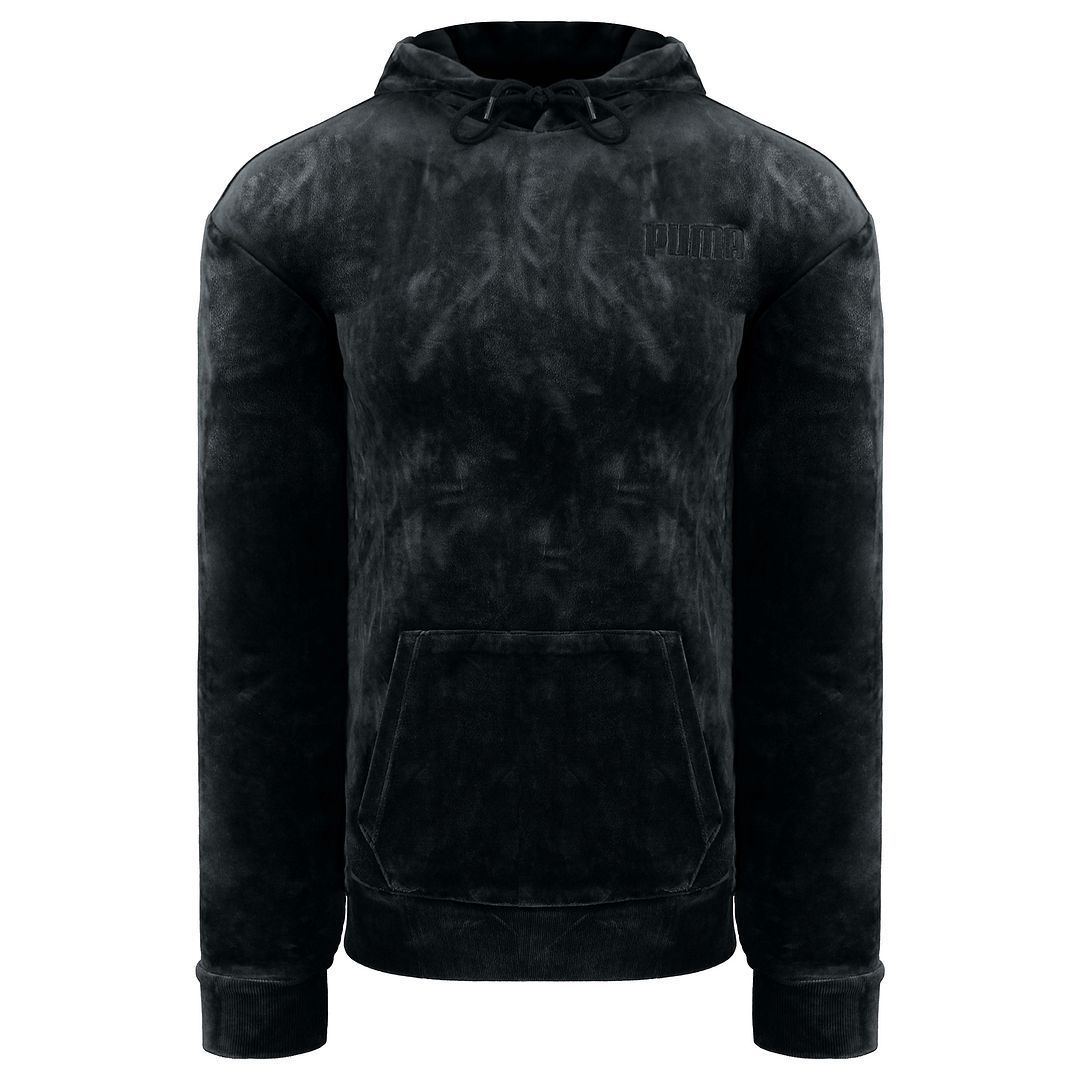 Plüschiger Hoodie aus Velours
