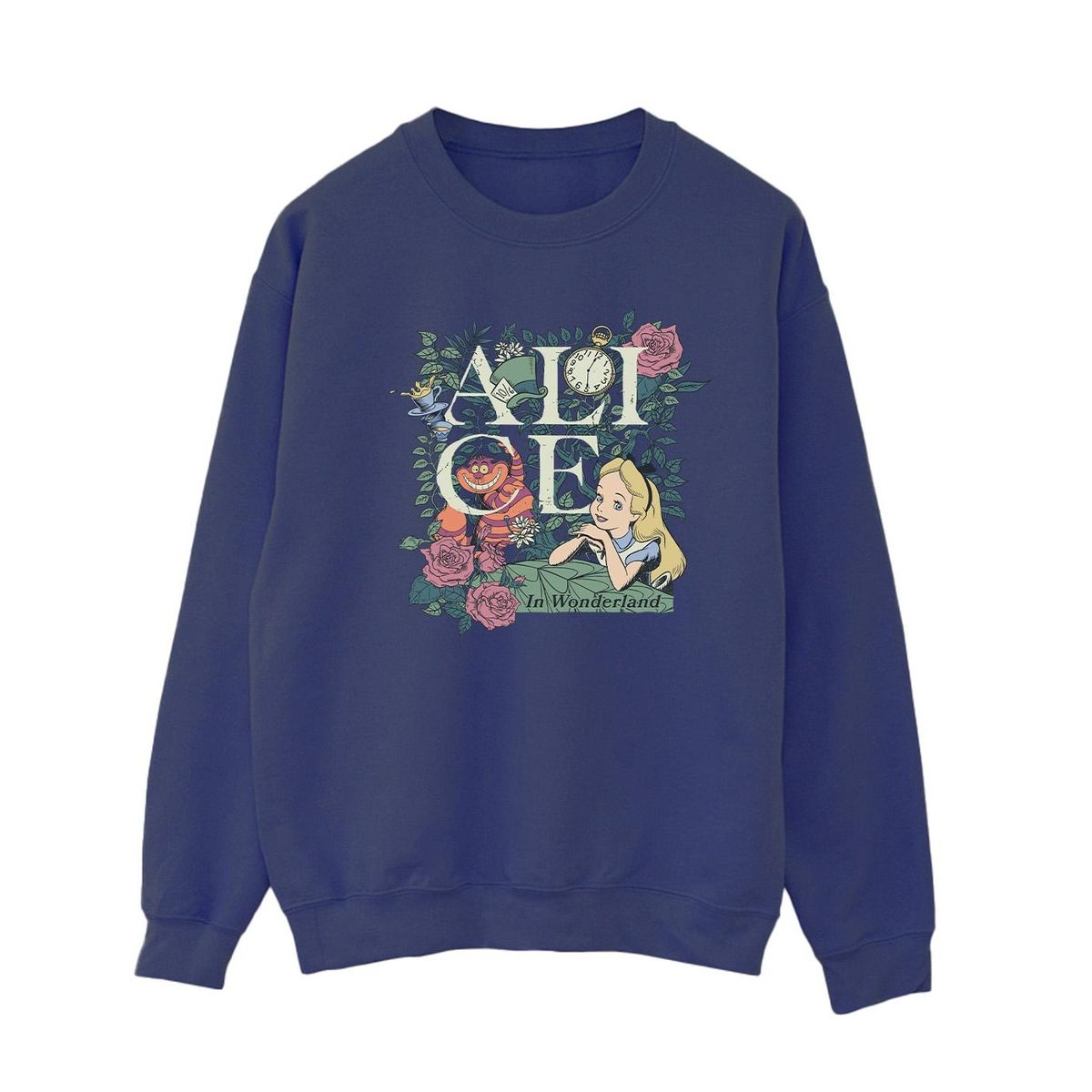Alice im Wunderland Grafik-Sweatshirt