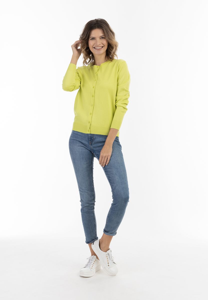 Klassischer Cardigan mit Rundhalsausschnitt